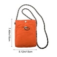 thumbnail image 3 of Small Crossbody Sling Bag for Phone, Lightweight Nylon and Polyester, Adjustable Shoulder Strap, Compact 19 x 13 x 4 cm, Multiple Solid Colors for Daily Use and Outdoor Activities, 3 of 6