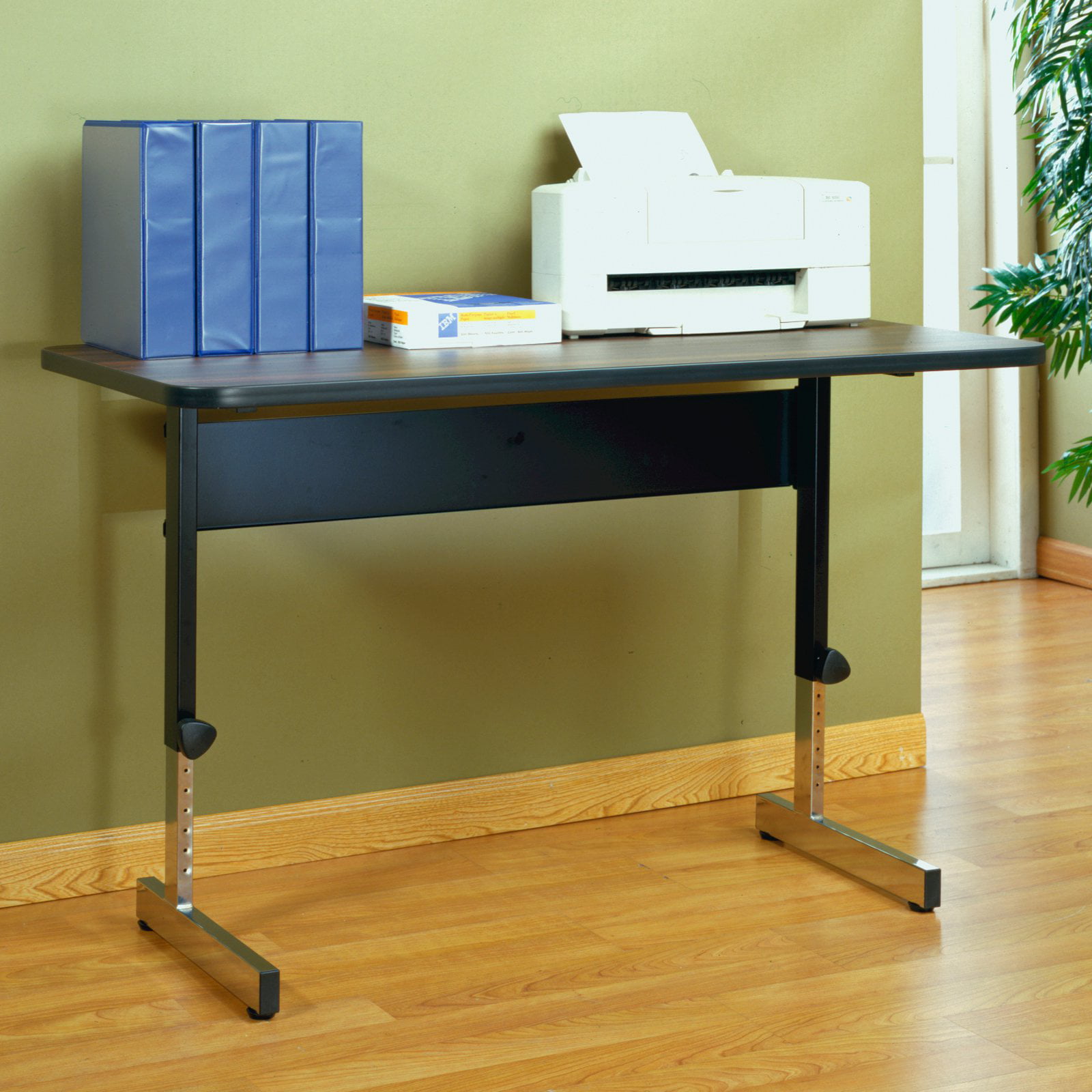 Photo 1 of (DAMAGED TABLE CORNERS AND TOP)
Studio Designs Adapta Height Adjustable All-Purpose Utility Office Desk 47.5" W x 30" D # 410380