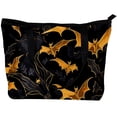 thumbnail image 2 of Bats Twill Canvas Leather Mix Handbag, Women's Sponge Jeanette Shoulder Bag, 30x10.5x39cm, 2 of 5