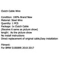 thumbnail image 5 of Black Wire Steel Braided Clutch Cable Replacement For BMW S1000RR 2010-2017, 5 of 5