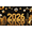 2A, variant on Golden Theme New Year Banner Elegant Design Countdown Clock Balloon Decoration for Party Celebration Event
