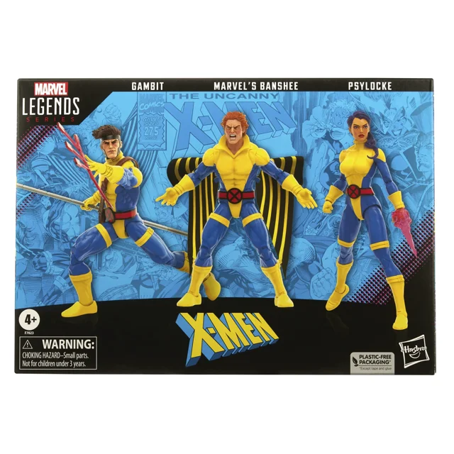 Figuras de acción originales de Marvel Legends, Anime de Gambit Psylocke Siren x-men, Gambit Banshee, 6 pulgadas, Retro, regalo coleccionable