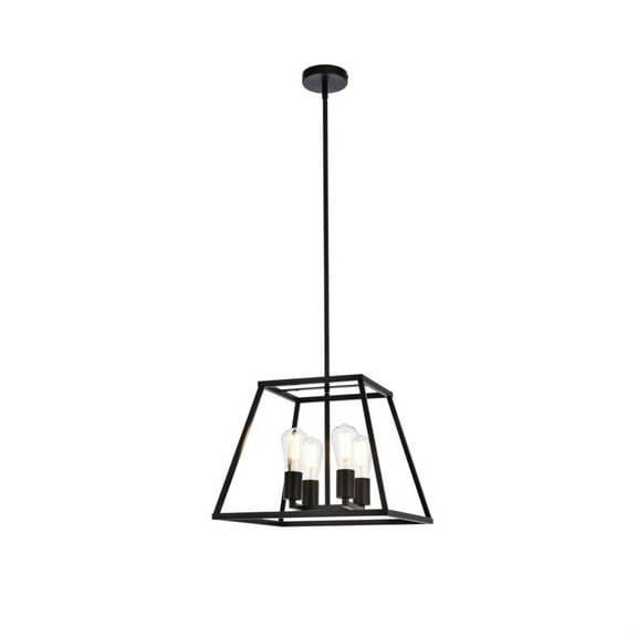 Declan 16 inch pendant in black