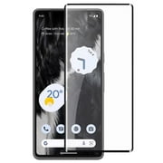 For Google Pixel 7 Pro Tempered Glass Screen Protector Designed to allow full functionality 3D Curved Edge Glass Full coverage Cover ,Xpm Screen Protector [ Clear Black ]