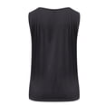 thumbnail image 4 of SCSAlgin Women's Canada Independence Day Maple Leaf Partial Print V-Neck Sleeveless Top T-Shirt, 4 of 4
