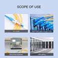 thumbnail image 3 of Connecteur de Fibre Optique, Haute Résistance Faible Perte d'Insertion Adaptateur de Fibre Optique SC à LC Excellent Effet d'Isolation pour Communication, 3 of 7