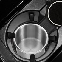 OUNONA Stainless Steel Cup Holder Insert for Car Boat RV and Desk Metal Recessed Drink Holder for Automotive Marine and Couch Use