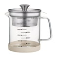 thumbnail image 1 of fastboy Juice Filtration Tank With Glass Tea Strainer Stainless Steel Filtered Tea Jug For Ultrafine Mesh 1200ML, 1 of 6
