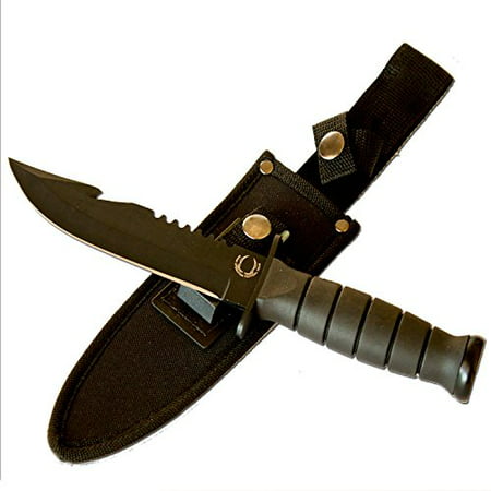 Best Bowie Hunting Knife - Special Military / Navy Seal Edition - 10.5