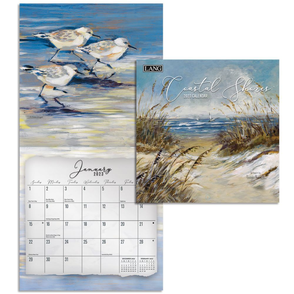 Coastal Shores 2023 Mini Wall Calendar - Walmart.com coastal-shores-2023-mini-wall-calendar-walmart-com