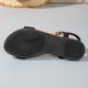 thumbnail image 4 of WILLBEST Sandalias Planas Bohemias Para Mujer, Zapatos De Playa Informales De Verano Con Tiras Elásticas De Diamantes De Imitación, Suela Cómoda Para Caminar Al Aire Libre, Fiestas Y Escuela., 4 of 7
