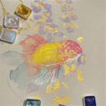 thumbnail image 4 of 20 Colors Watercolor Set, Metallic Watercolor Set, Glitter Watercolor Solid Paint Box, (1ML-A), 4 of 4