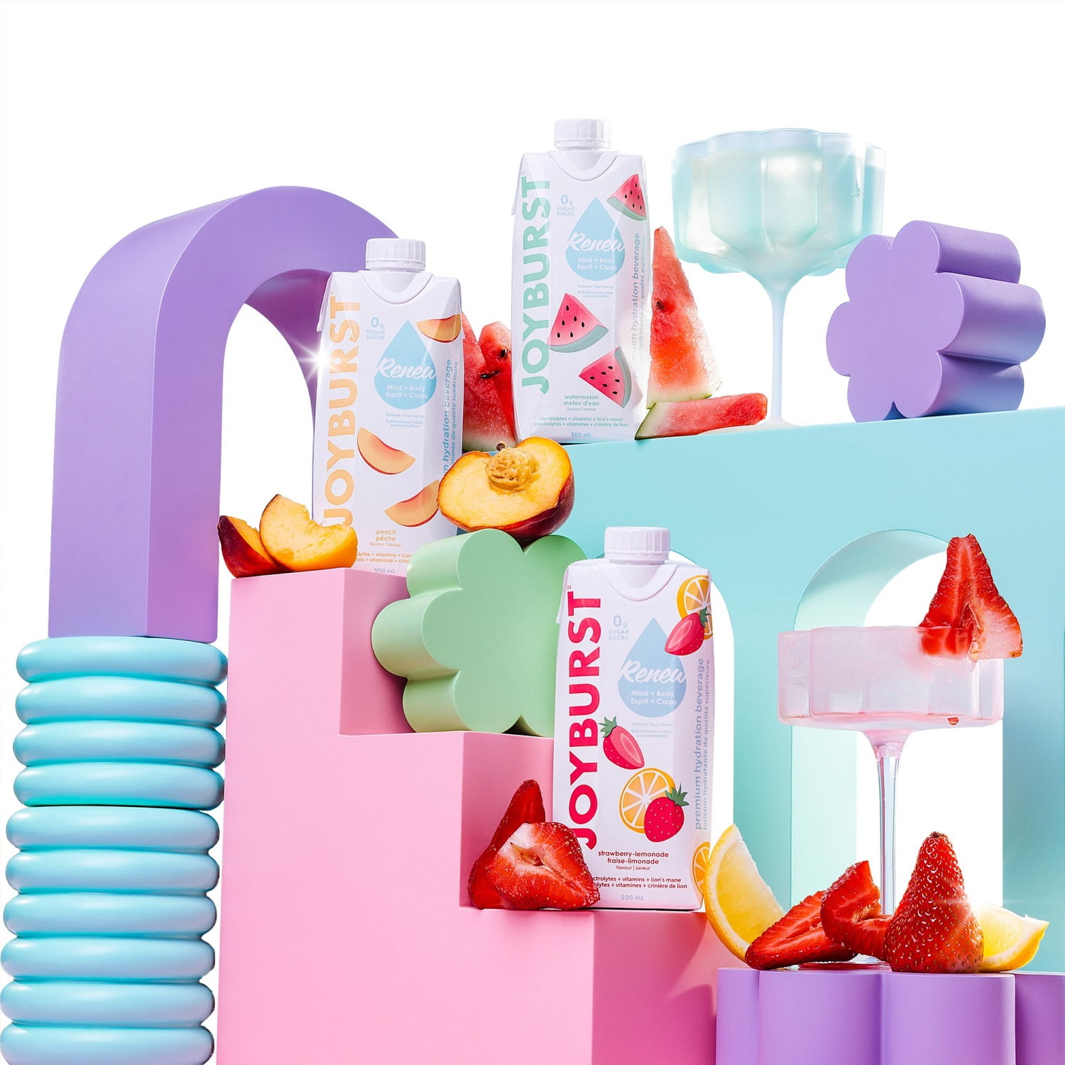 Joyburst Hydration Drink, Variety Pack, 16.9 Fluid Ounce (Pack of 18)