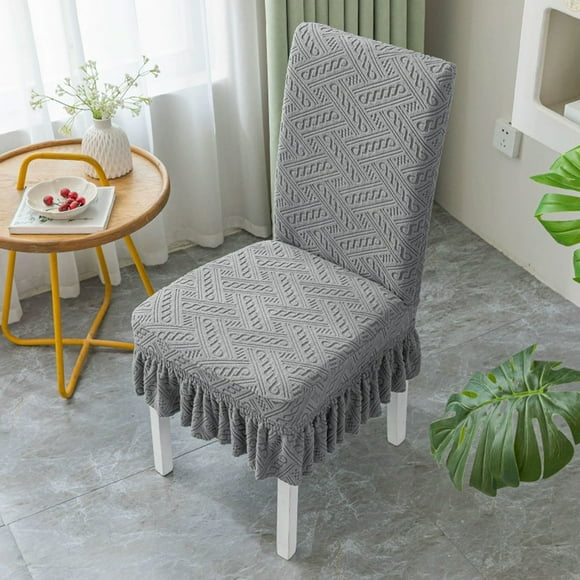 ABPWLY Jupe Courte Housses de Chaise pour la Maison Coussin Dossier une Housses de Chaise de Salle à Manger Universelles Housses de Tabouret Housses de Siège Extensibles Housses de Chaise de Table à Manger Housse Housse Liquidation Déco de Chambre Canada Days