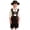 Brown, variant on Odeerbi Kids Boys Oktoberfest Outfits Lace Up Shirt Embroidered Suspender Shorts with Hat 3 Pieces Set