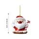thumbnail image 3 of Christmas Tree Mini Pendant Ornaments Santa Claus Snowman Pendant Car Ornaments Acrylic Pendant, 3 of 7