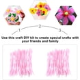 thumbnail image 4 of 200pcs Twisted Pink Handmade Crafted Pipe DIY Chenille Bumpy Sticks Twistable Fuzzy Supplies Bendable Projects Decoration Stems Cleaners Strips for Rods Flexible Stem Craft, 4 of 5
