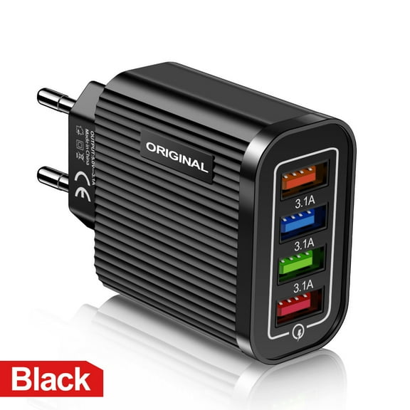 Kayannuo 2.4A Smart Digital Display Is Suitable For Apple Android Multi-port USB Charger