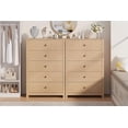 thumbnail image 6 of 5 Drawer Dresser for Bedroom – Modern Simply Chest of Drawers, Wood Storage Dresser with Deep Drawers for Living Room, Hallway, Entryway, Natural Oak, 6 of 8