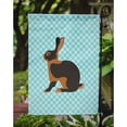 thumbnail image 3 of Carolines Treasures BB8137GF Tan Rabbit Blue Check Garden Flag, 3 of 3