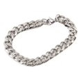 thumbnail image 1 of Pulsera para Hombre de Cadena , Acero Inoxidable, Modelo Pulsera Hombre de Cadena Acero Inoxidable Color Plata-10mm*23cm, 1 of 5