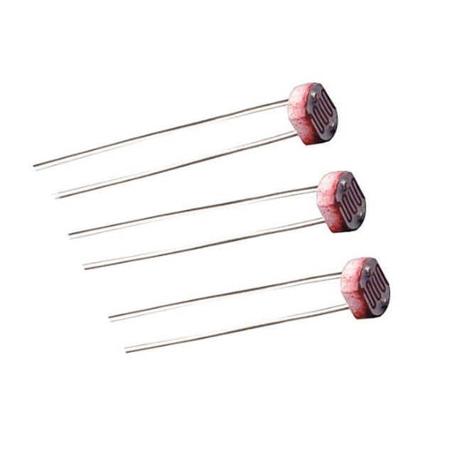 Tholdsy 20 piezas fotorresistencia LDR 5mm sensor de resistencia dependiente de la luz IDR GL5516 fotorresistencia Electrónica miscelánea PC 1