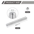 thumbnail image 2 of 3/8"-16 Fully Threaded Rod, 6Pack 304 Stainless Steel 3.1" Long Threaded Screw, 2 of 7