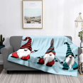 thumbnail image 2 of Decoración del hogar, manta de felpa para sofá, colcha, cama, mantas suaves y esponjosas, decoración a cuadros, moderna morandi, invierno, Feliz Navidad, 2 of 5