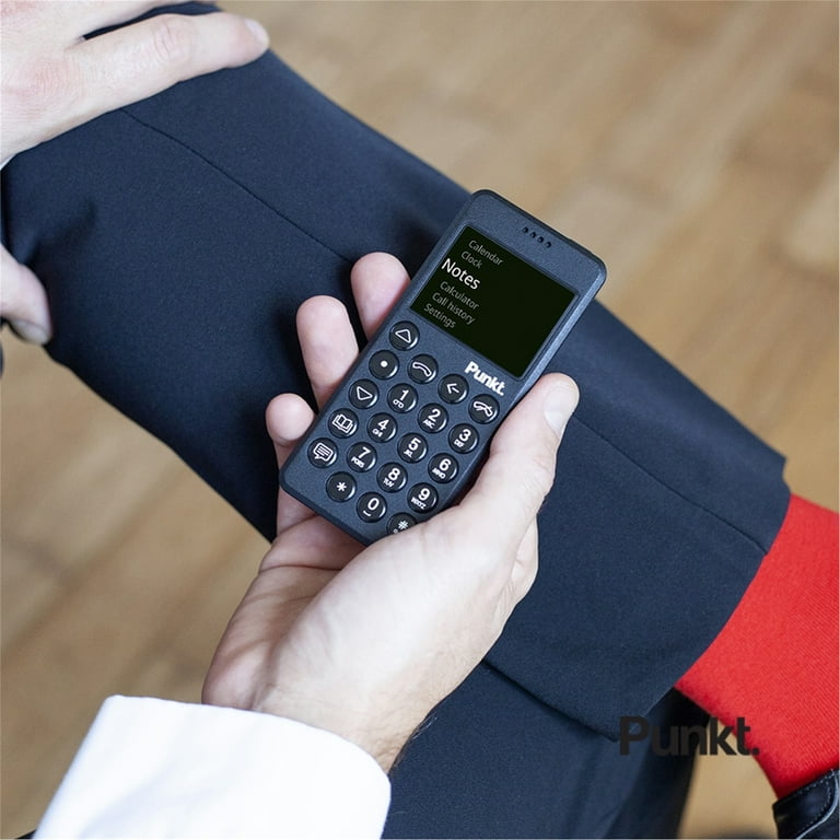 Punkt. MP02 Minimalist 4G LTE Cell Phone - AT&T/T-Mobile w/ Nano