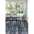 thumbnail image 2 of Rugs.com Oregon Collection Rug – 4 Ft Square Blue Low-Pile Rug Perfect For Living Rooms, Kitchens, Entryways, 2 of 8