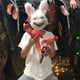 thumbnail image 1 of Máscara de terror de Halloween, disfraz de conejo, oso, para fiesta de carnaval, máscara facial de Halloween para Navidad, 1 of 7