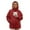 Red, variant on Unisex Cat Pouch Hoodie Pet Carrier Hoodie Zipper Pet Care Hoodies Fuzzy Hooded Sweatshirt with Zip Kangaroo Pouch Green L