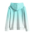 thumbnail image 6 of BOBOGOJP Cute Hoodies for Teen Girls Trendy Preppy Hooded Sweatshirts Oversized Long Sleeve Shirts Gradient Clothes for Girls Light Blue for Size 13-14 Years, 6 of 6