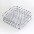 thumbnail image 2 of Estante para freidora de aire de 3 capas Soporte para hornear apilable Soporte para deshidratación (cuadrado) Ehuebsd Libre de BPA, 2 of 9