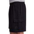thumbnail image 4 of Reebok Men's and Big Men's League Knit Cargo Short, 7" inseam, Sizes XS-5XL, 4 of 5