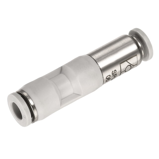 Unique Bargains 6mm Push Quick Connect Pneumatic Inline Air Tube Fitting Check Valve