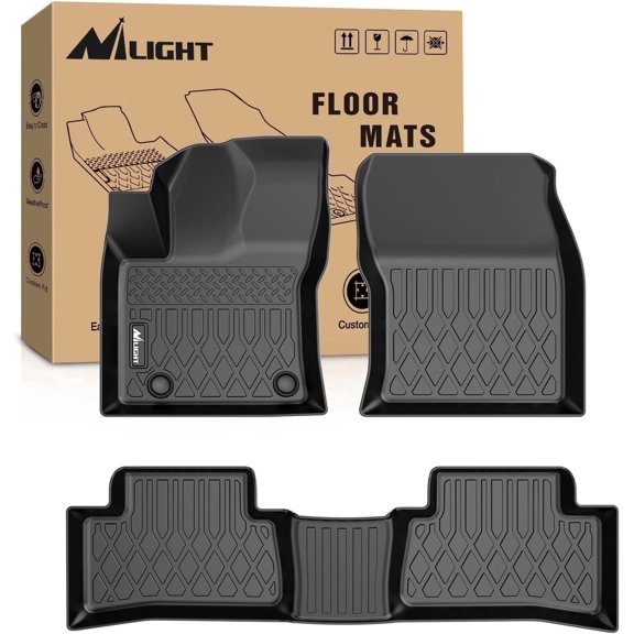 Nilight Floor Mats for Toyota Corolla Cross Hybrid 2022 2023 2024 2025 (AWD Only) All Weather Custom Fit Heavy Duty Floor Liners