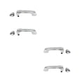 thumbnail image 2 of Yassdwbn 4Pcs Exterior Outside Door Handle Chrome Front Rear L&R for Hummer H3 H3T 09-10, 2 of 5