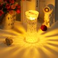 thumbnail image 4 of Escritorio de lámpara de mesa de acrílico al lado de la noche de cristal de diseño de reflejo de luz yeacher Lámpara de mesa, 4 of 6