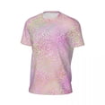 thumbnail image 5 of T Shirt For Men Pink Leopard Print Gym Beach Abstract Rainbow Streetwear Harajuku Tee Shirt For Man, 5 of 7