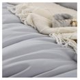 thumbnail image 5 of TiaGOC Gray Comforter Set Queen, 3pcs(1 Boho Light Grey Comforter & 2 Pillowcases) All Season Soft Bedding Lightweight Bedspread Blanket Quilt Gifts, 5 of 9