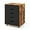 Coffee & Black, variant on POWERSTONE 5 Drawers Chest Wood Storage Cabinets with Locking Wheels Filing Cabinet Under Desk Storage for Office Home, Coffee & Black