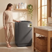 Veeboto Washing Machine, 15.6LBS Portable Washer Machine, Full Automatic Washing Machine with Drain Pump Compact Laundry for Home Apartment
