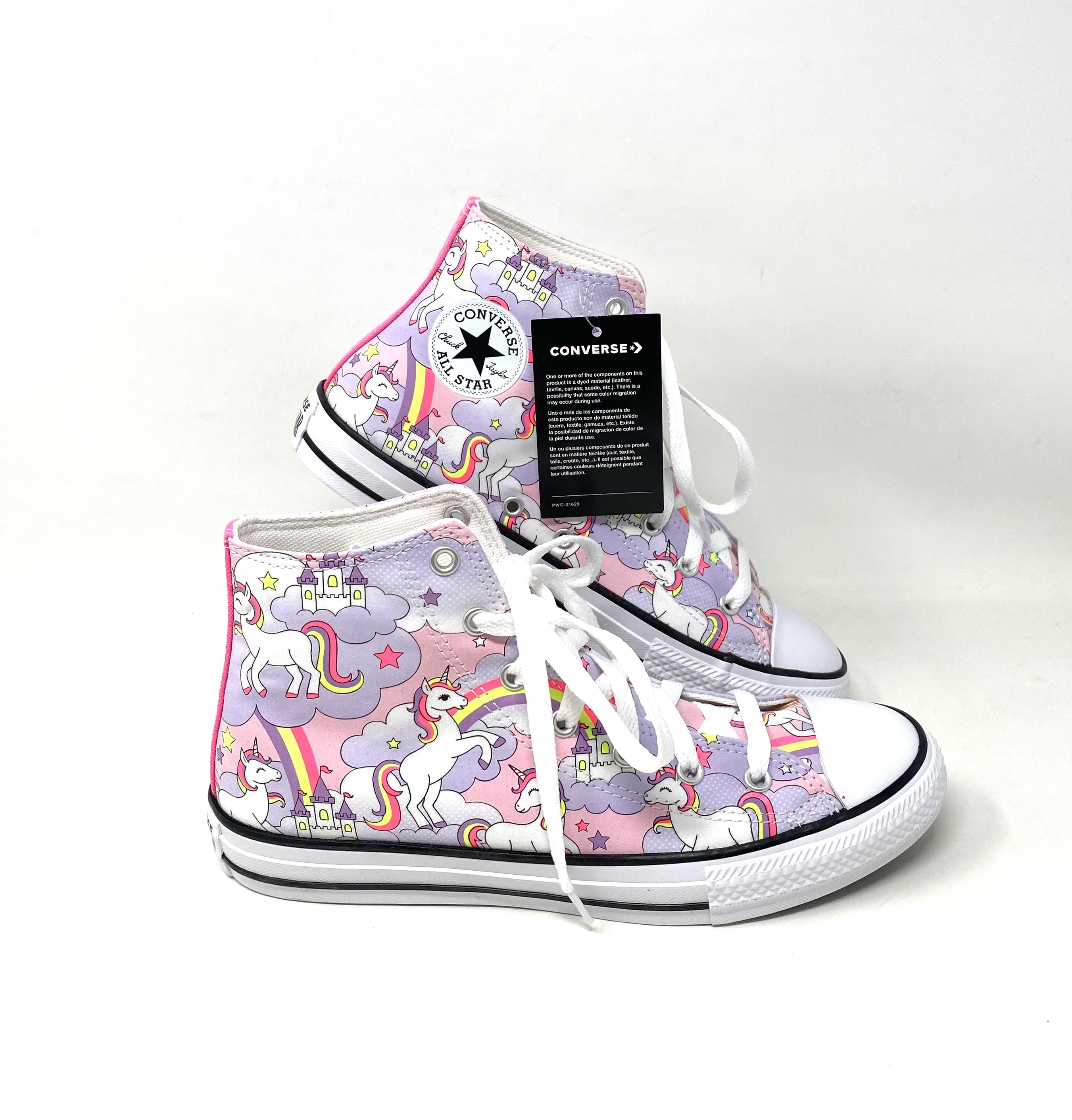 Bonito Inconsciente Aterrador Converse CTAS HI Pink Unicorn Foam Shoe Sneaker High Top Junior Women's  Size 669107F - Walmart.com