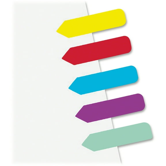 Mini Arrow Page Flags, Blue/mint/purple/red/yellow, 154 Flags/pack | Bundle of 5 Packs