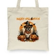thumbnail image 2 of Happy Halloween Boxer Witches Hat Pumpkin Carving Canvas Tote Bag Boxers Dog Lover Gifts Idea Reusable Shopping Grocery Bag - 02019, 2 of 5