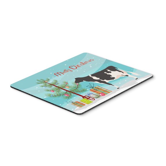 Carolines Treasures BB9189MP Holstein Cow Christmas Mouse Pad Hot Pad or Trivet Teal Large multicolor