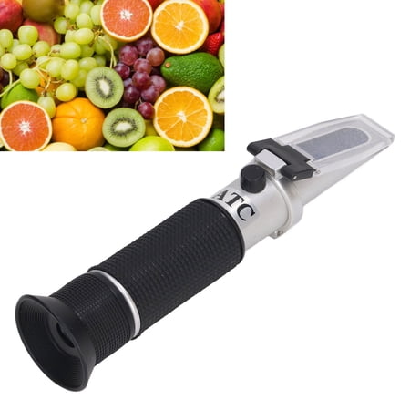 Sugar Refractometer Tester, Brix Meter Refractometer ATC Lightweight ...