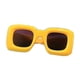thumbnail image 2 of Gafas de sol cuadradas, elegantes y versátiles, ideales para conducir, viajar, vacaciones y compras. amarillo, 2 of 9