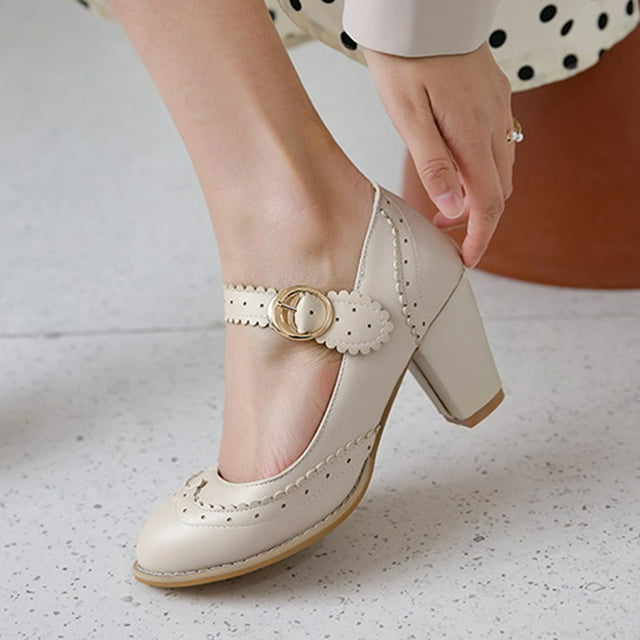Chaussures à Talons pour Femmes Printemps Mary Jane Rétro 9 Talons avec Lacets Lacets Compensés Chaussures de Plage Mariage Compensées Genou Hautes Sandales Compensées Adolescentes Sandales à Plateforme Lacets pour Femmes